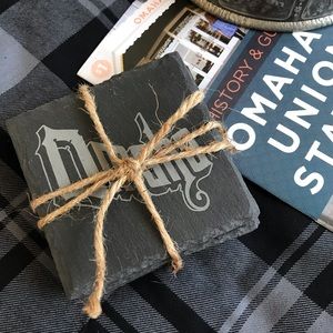 Omaha Engraved Coasters